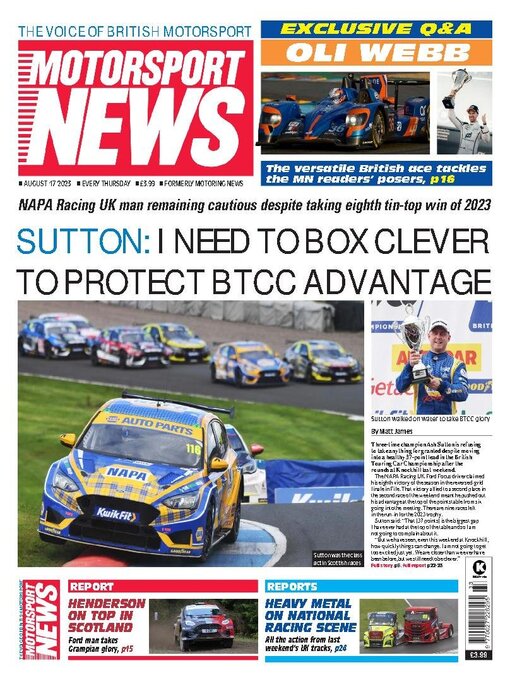 Title details for Motorsport News by Kelsey Publishing Ltd - Available